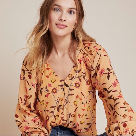 Tops - Anthropologie Guapa beaded top